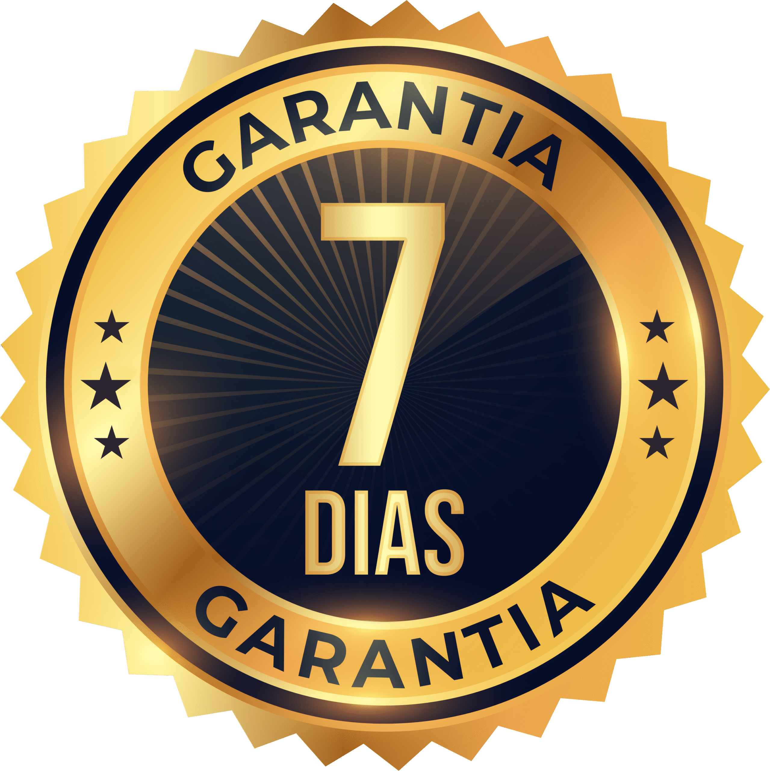 Selo de garantia de 7 dias